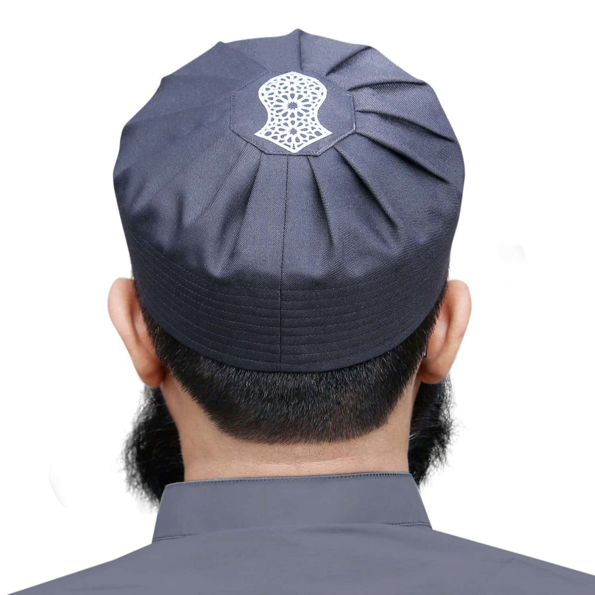 Grey Jamal Wool Kufi Warm Islamic Skull Cap