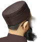 Brown Zakwan Kufi Classic Daily Wear Namaz Topi