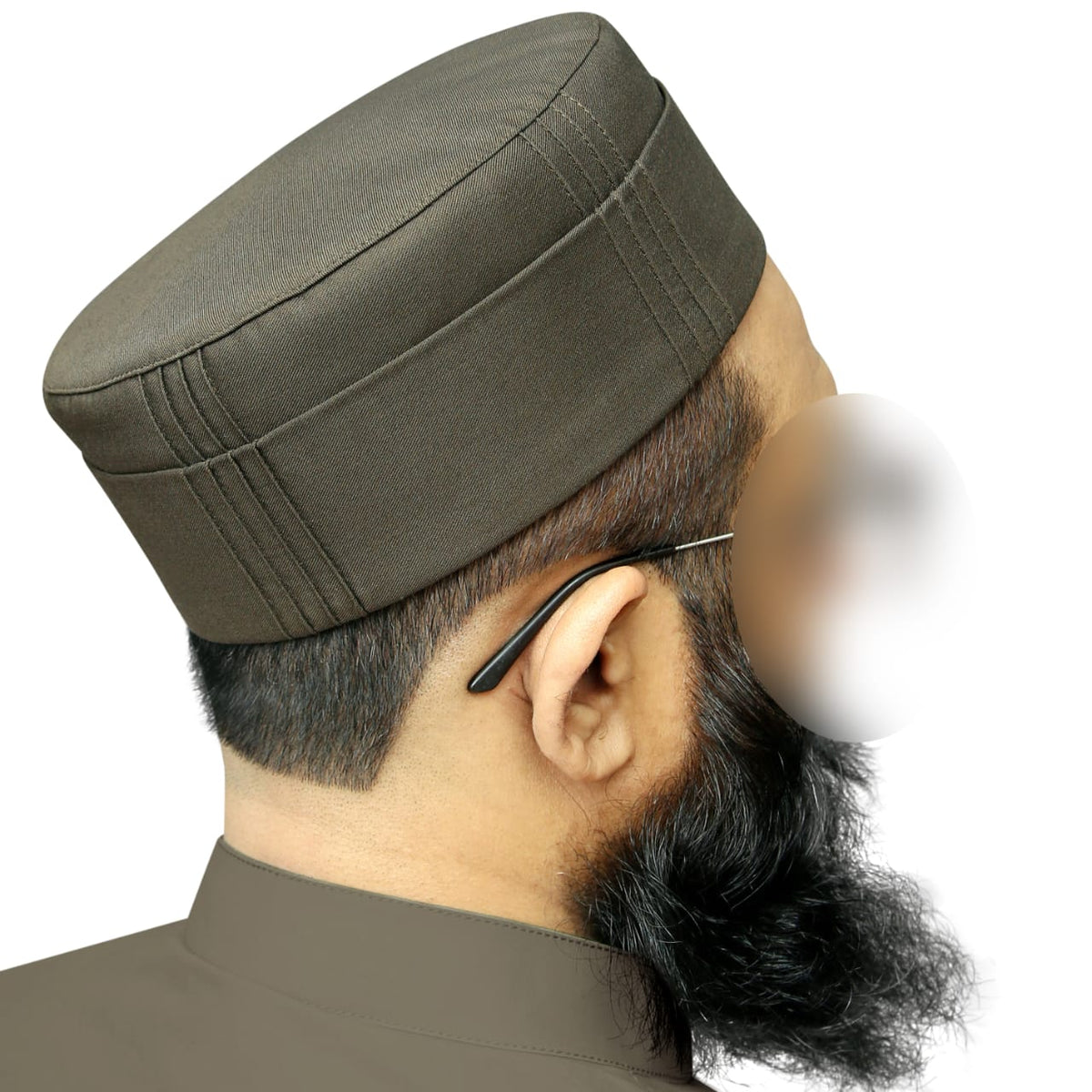 Brown Zakwan Kufi Classic Daily Wear Namaz Topi