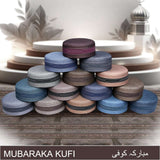 "Muslim Mubaraka Prayer Kufi Hat For Mens Modestile"