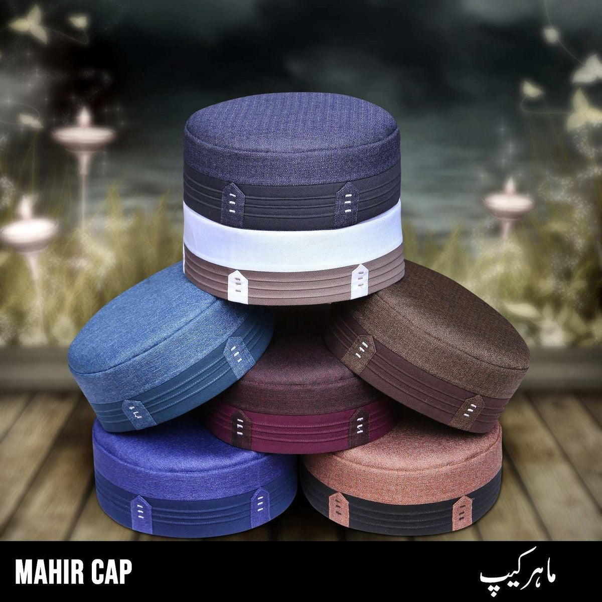 Mahir Kufi Premium Islamic Prayer Cap for Men
