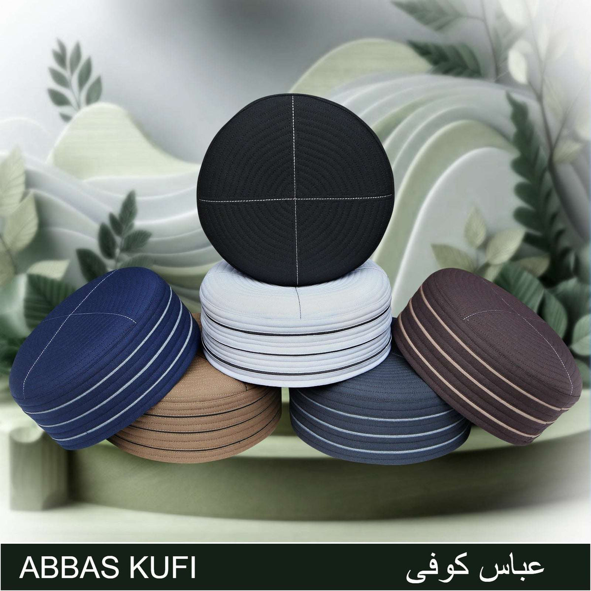 Abbas Kufi Premium Islamic Prayer Cap for Men