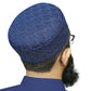 Navy Arkan Kufi Elegant Daily Salah Cap