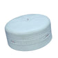 White Faaris Kufi Classic Muslim Namaz Topi