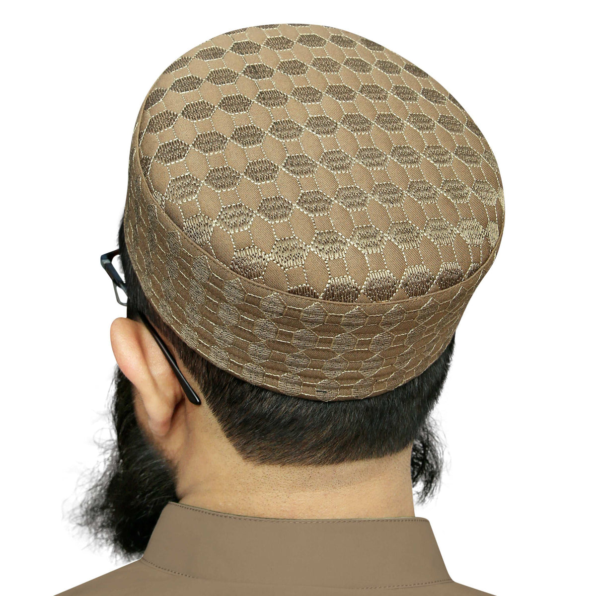 "Muslim Fayyad Prayer Kufi Hat For Mens"