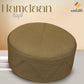 Golden Hamdaan Kufi Premium Embroidered Prayer Cap