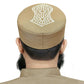 Golden Mujtaba Nalain Kufi Premium Embroidered Kufi Cap