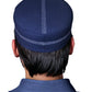 Navy Blue Nafasat Kufi Premium Daily Salah Cap