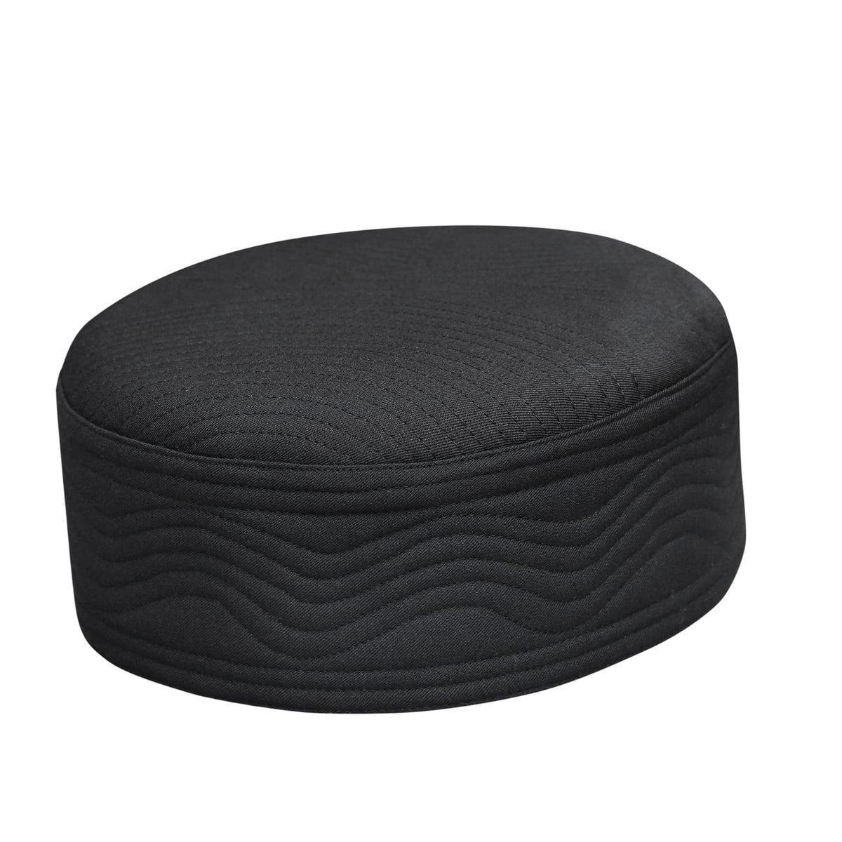 Black Nafees Kufi Premium Islamic Prayer Cap for Men