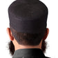Black Safwan Kufi Premium Islamic Prayer Cap for Men