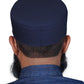 Navy Sirya Kufi Stylish Daily Salah Cap