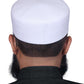 White Sirya Kufi Classic Muslim Namaz Topi