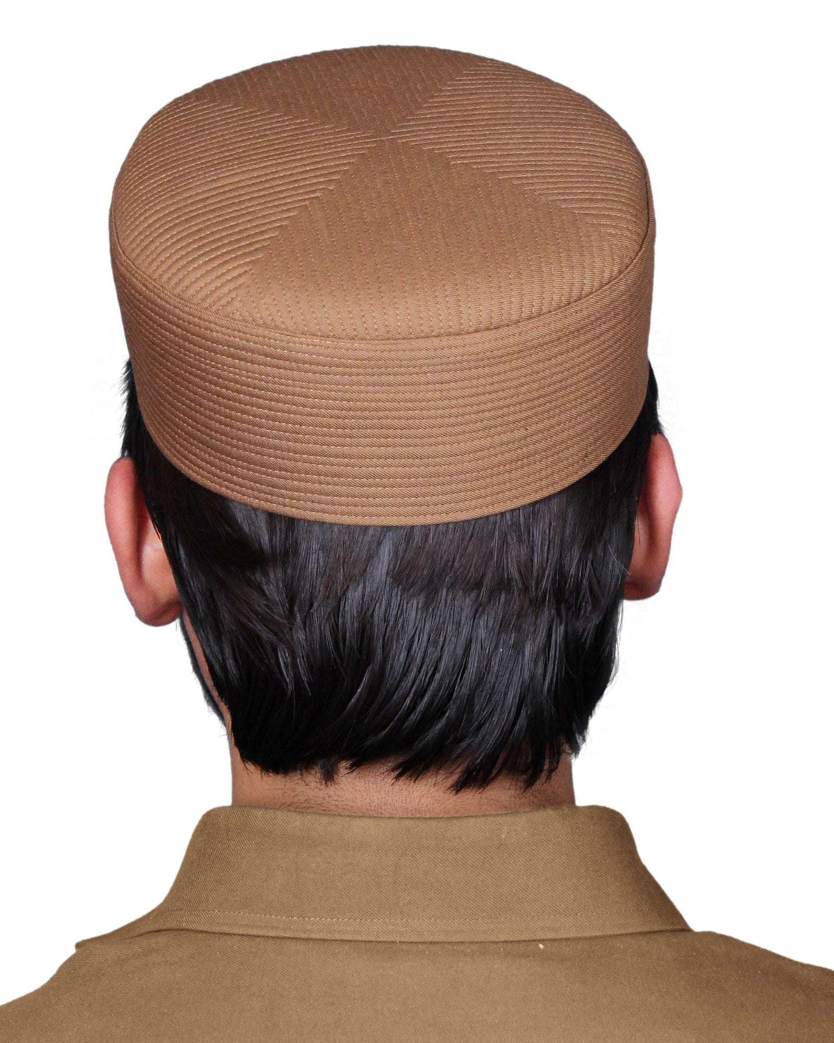 Golden Sirya Kufi Premium Embroidered Prayer Cap