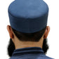 Navy Sirya Kufi Stylish Daily Salah Cap