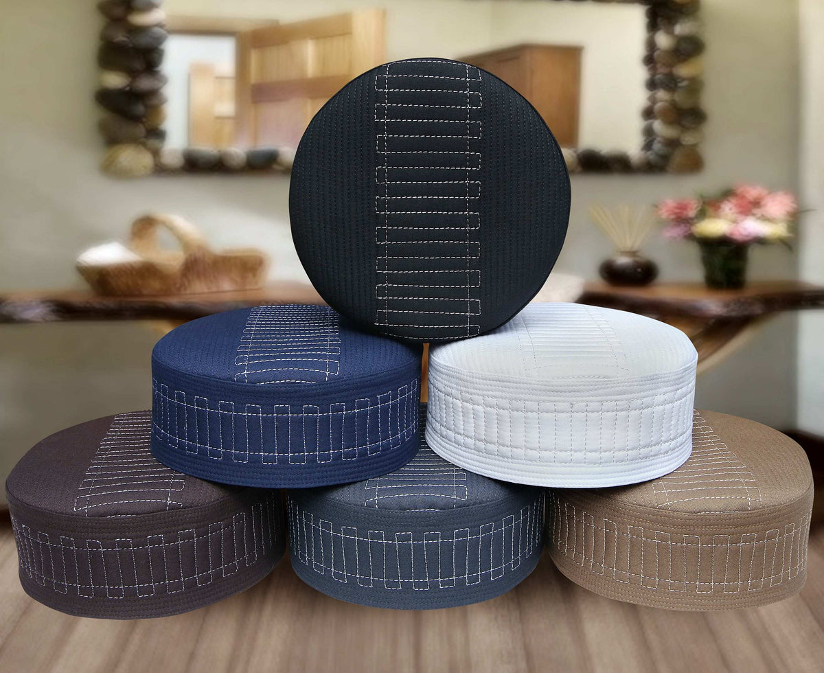 Sabeeh Kufi Premium Islamic Prayer Cap for Men