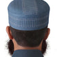 Navy Blue Sabeeh Kufi Stylish Daily Salah Cap