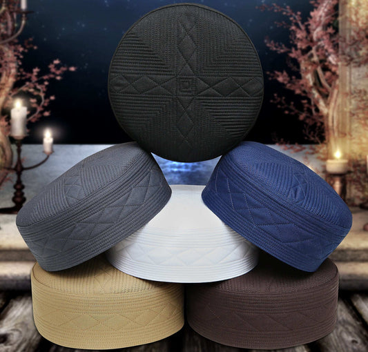 Shaiq Kufi Premium Islamic Prayer Cap for Men