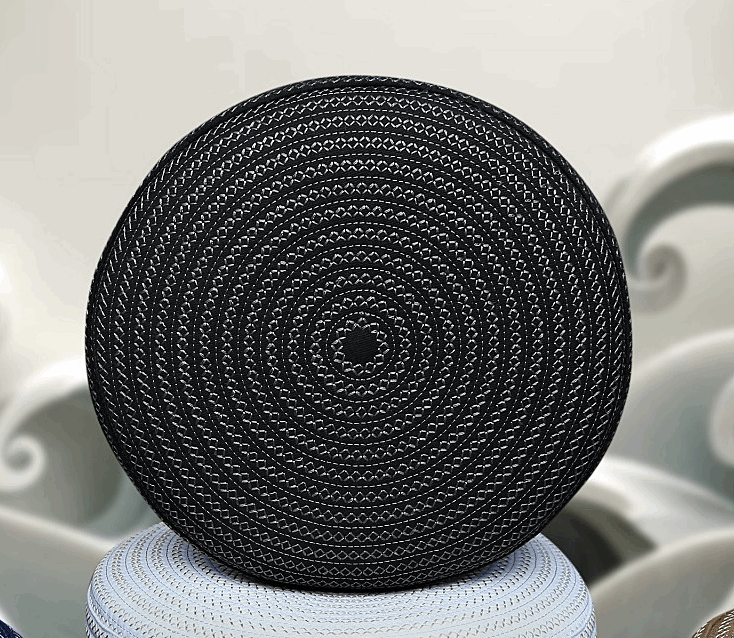 Black Taji Kufi Premium Islamic Prayer Cap for Men