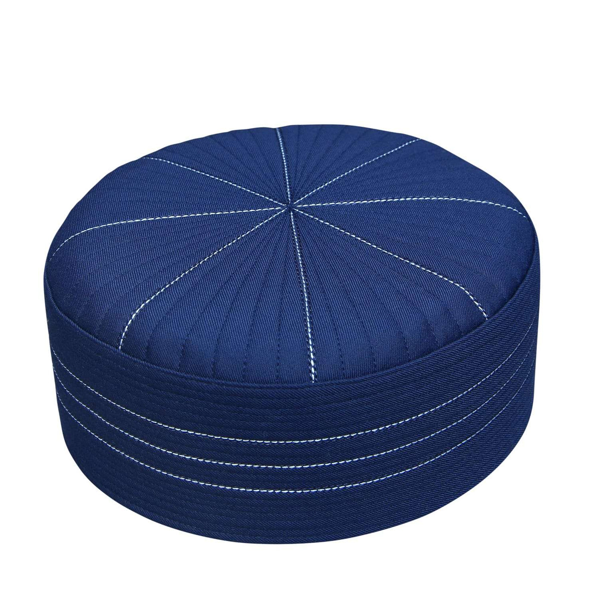 Blue Urwa Kufi Elegant Traditional Muslim Prayer Hat