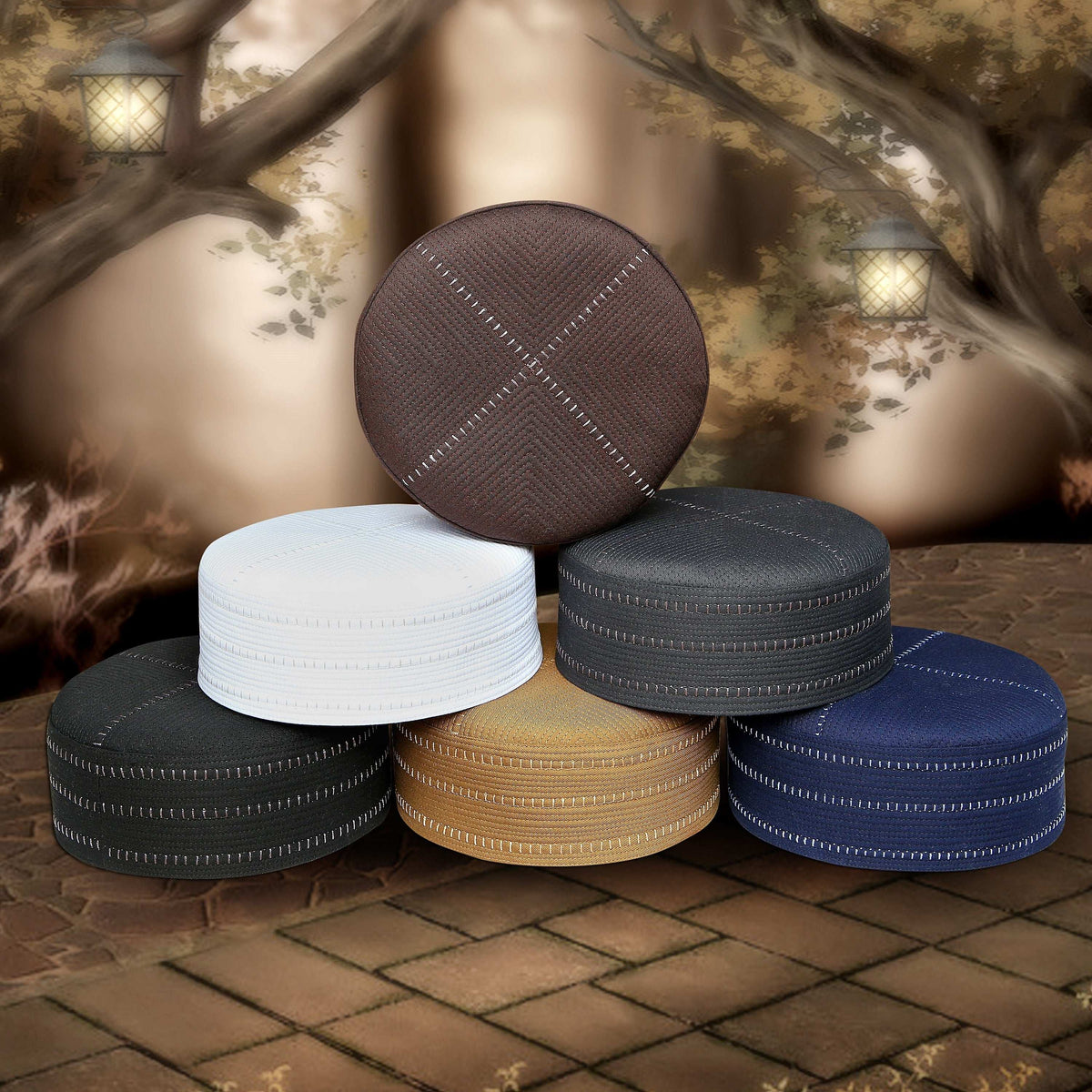 Wasif Kufi Premium Islamic Prayer Cap for Men