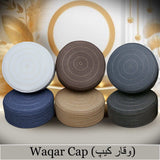 Waqar Kufi Premium Embroidered Islamic Prayer Cap