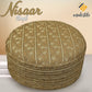 Golden Nisaar Kufi Luxury Islamic Prayer Cap for Men