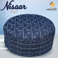 Blue Nisaar Kufi Elegant Traditional Muslim Prayer Hat