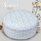 White Nisaar Kufi Premium Traditional Salah Cap