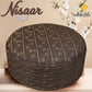 Brown Nisaar Kufi Classic Embroidered Namaz Topi