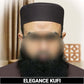 Brown Elegance Nalain Pak Kufi Classic Muslim Prayer Cap