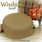 Golden Wisdom Embroidered Nalain Pak Elegant Islamic Kufi