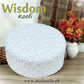 White Wisdom Embroidered Nalain Pak Classic Salah Prayer Hat