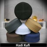 Hadi Kufi Premium Islamic Prayer Cap for Men