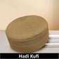 Gold Hadi Kufi Premium Embroidered Islamic Skull Cap