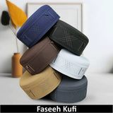 Faseeh Kufi Premium Islamic Prayer Cap for Men