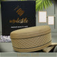 Golden Misaam Kufi Refined Embroidered Prayer Cap