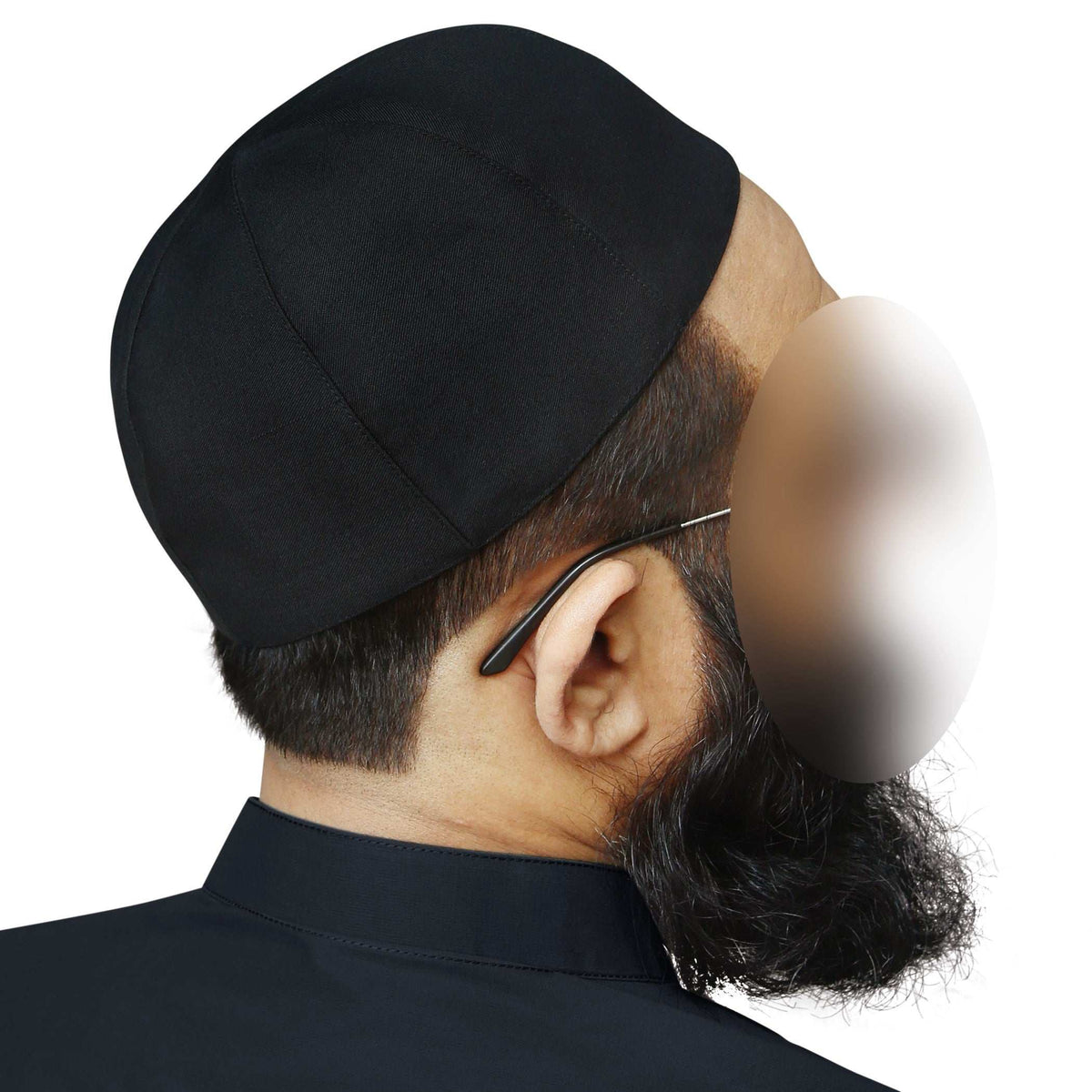 "Muslim Nisbat Prayer Kufi Hat for Men – Islamic Traditional Cap"