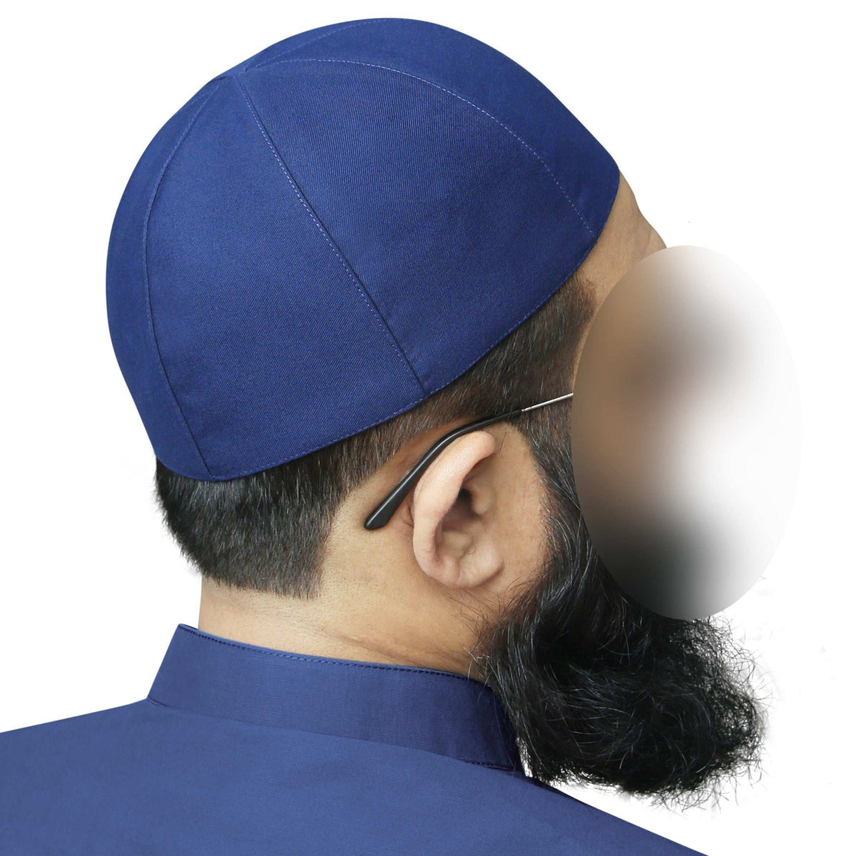 "Muslim Nisbat Prayer Kufi Hat for Men – Islamic Traditional Cap"