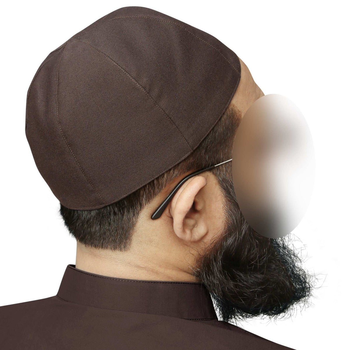"Muslim Nisbat Prayer Kufi Hat for Men – Islamic Traditional Cap"