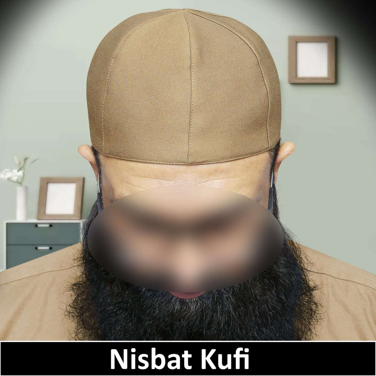 "Muslim Nisbat Prayer Kufi Hat for Men – Islamic Traditional Cap"