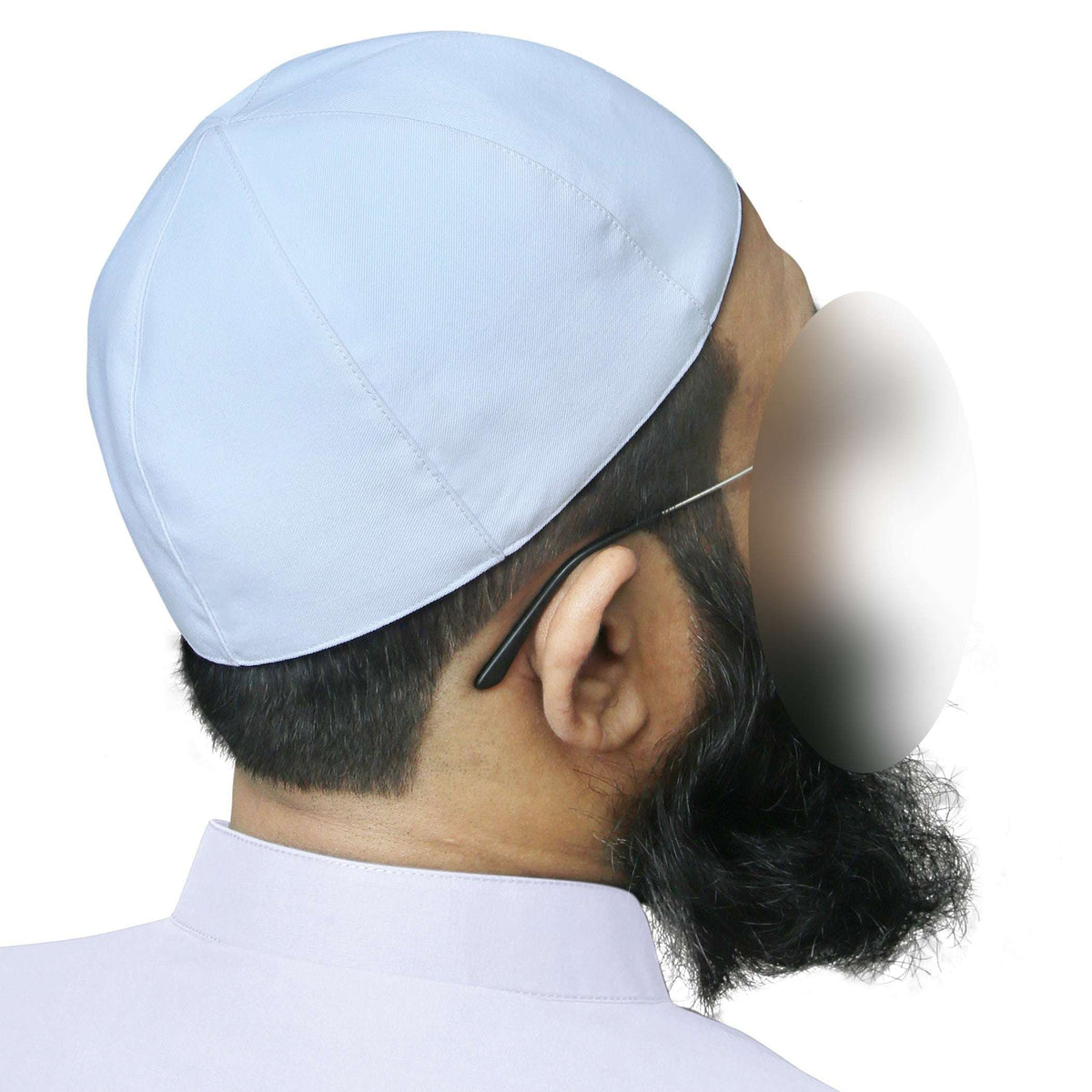 "Muslim Nisbat Prayer Kufi Hat for Men – Islamic Traditional Cap"