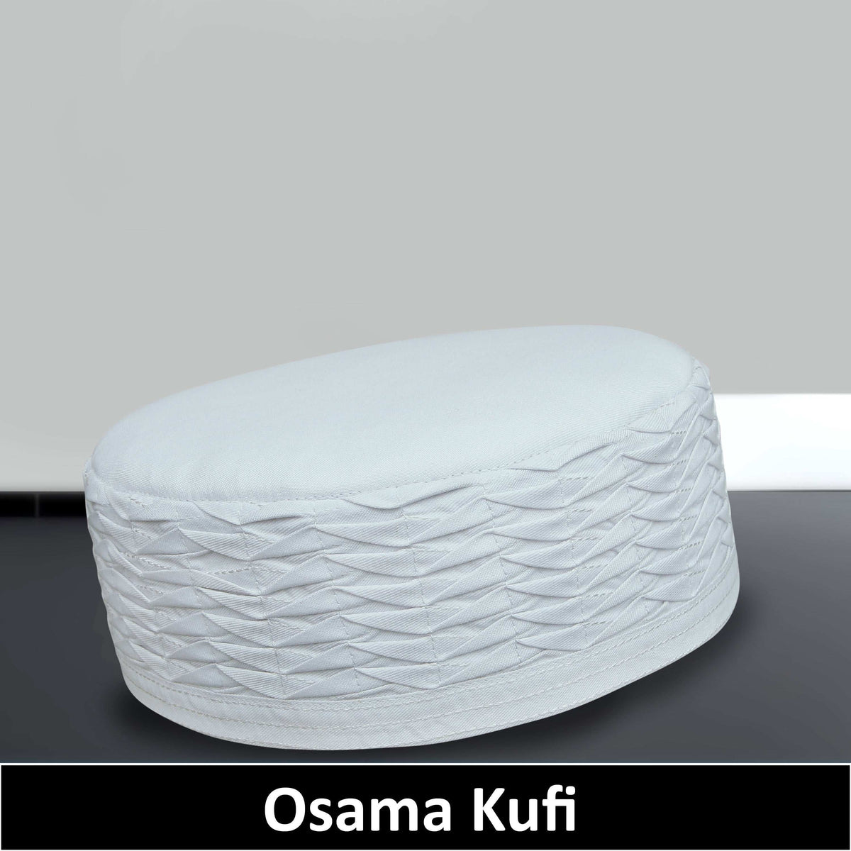 White Usama Kufi Premium Salah Prayer Cap