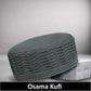 Grey Usama Kufi Soft Comfortable Islamic Skull Cap