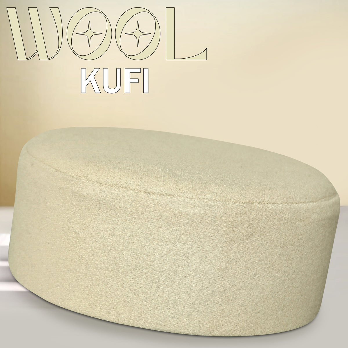 Fon  Jamal Wool Kufi Premium Wool Prayer Cap for Men