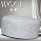 Grey Jamal Wool Kufi Warm Islamic Skull Cap