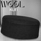 Black Jamal Wool Kufi Premium Winter Islamic Prayer Cap