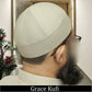 Grace Brimless Kufi Traditional Islamic Prayer Hat
