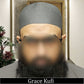 Grey Grace Brimless Kufi Soft Comfortable Skull Cap