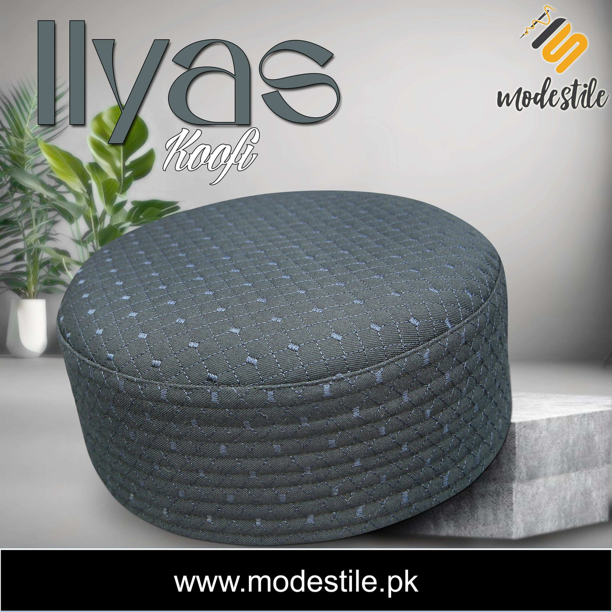 Grey Ilyas Edition Soft Structured Skull Cap
