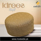 Golden Idrees Kufi Luxury Embroidered Muslim Kufi Hat